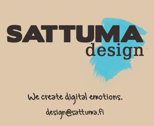 Sattuma Design - We Create Digital Emotions - design@sattuma.fi